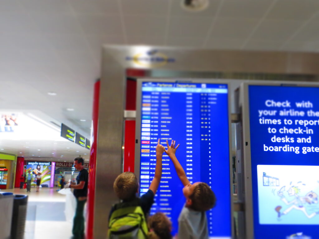 volo per Londra con bambini