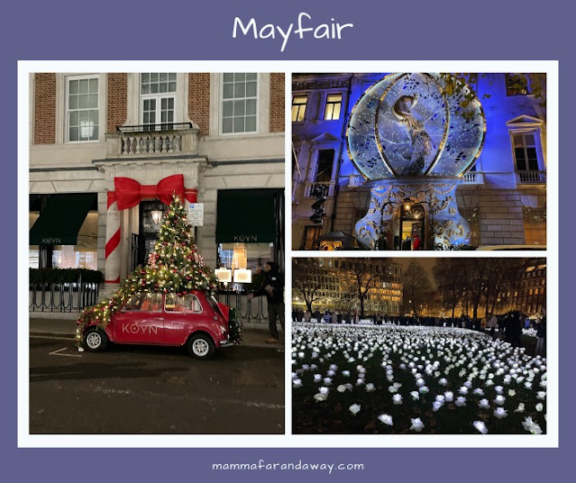 decorazioni di natale più belle londra Mayfair Natale