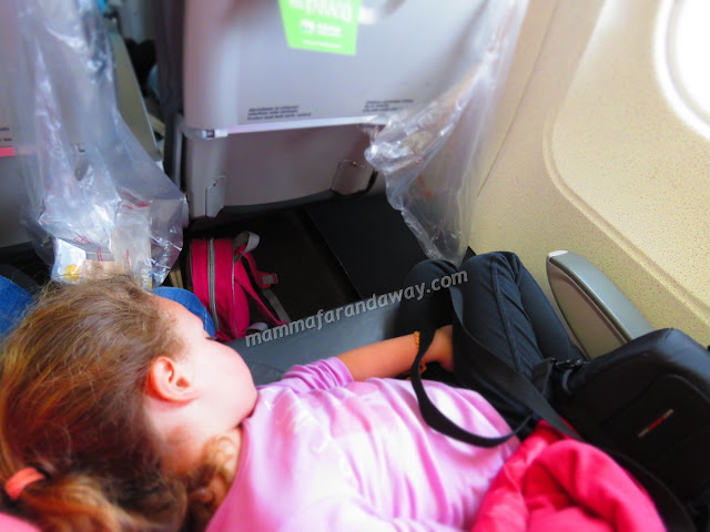 aereo con bambini