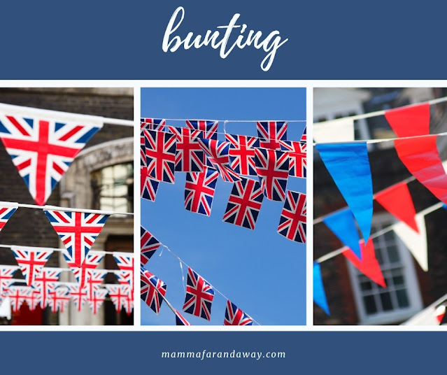 bunting bandierine in inglese bunting bandierine