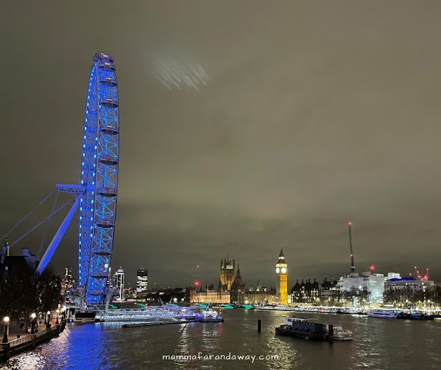 vista sul tamigi londra vista su Londra