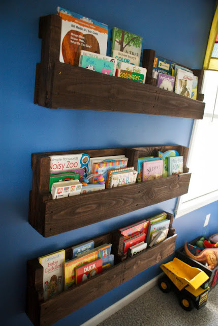 libreria con pallet